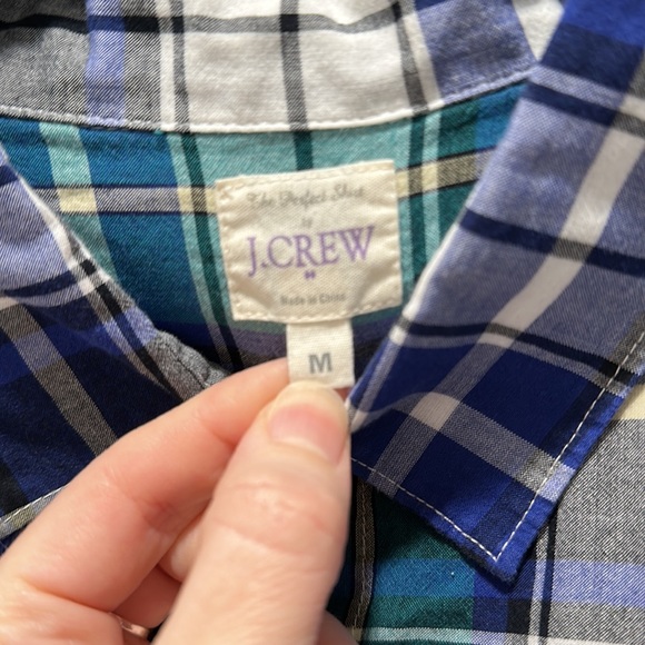 J Crew plaid button down shirt - Picture 3 of 5